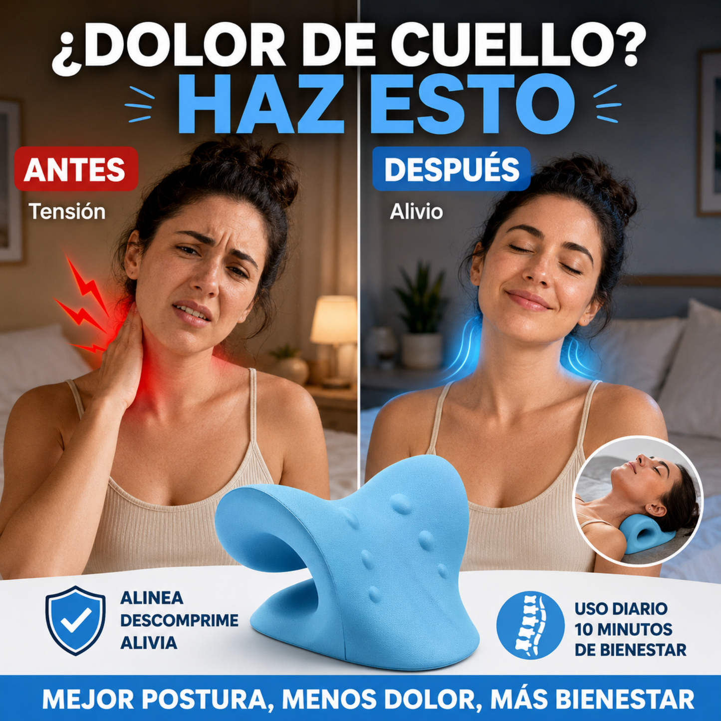 Almohada Relajante Cervical