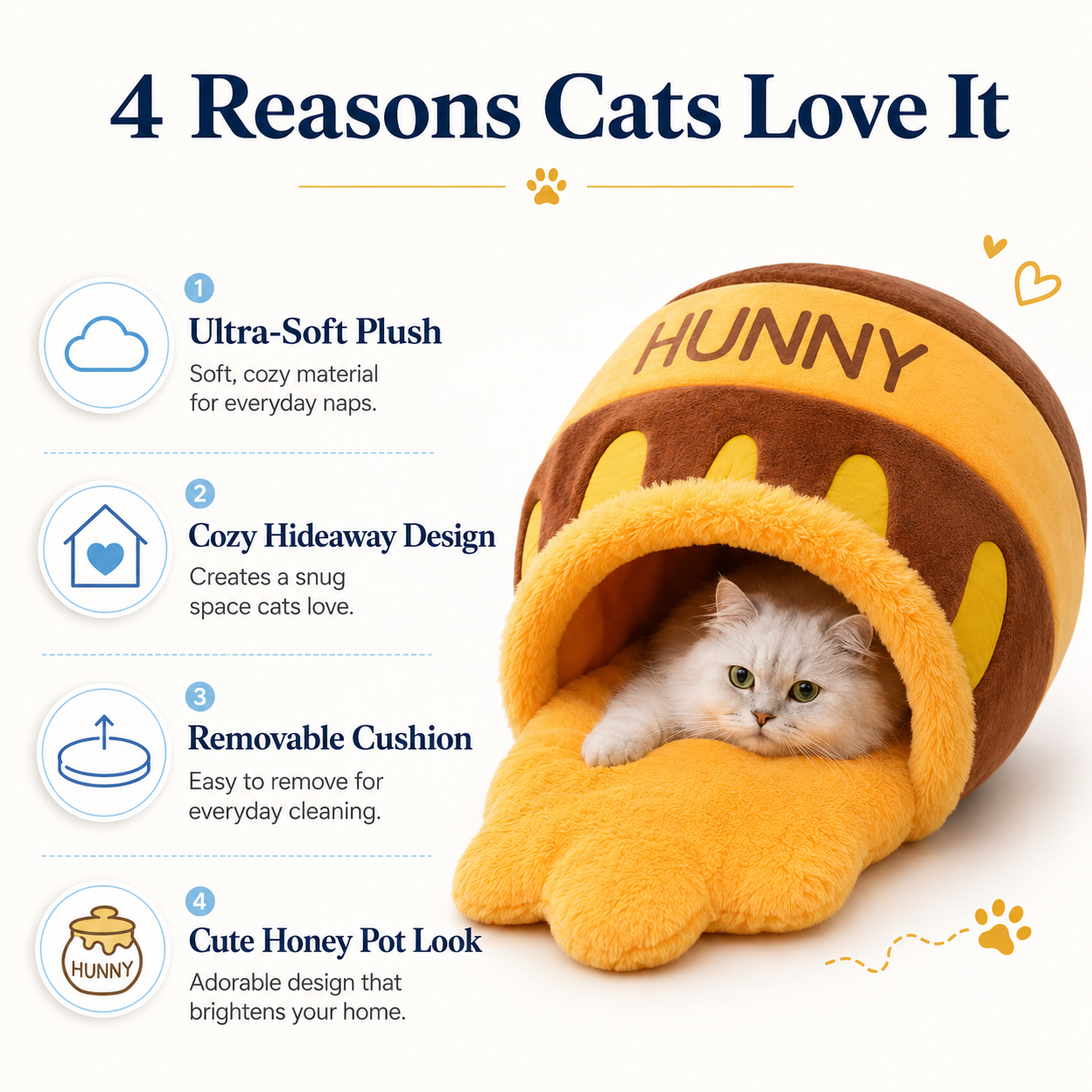 Honey Pot Cat Bed