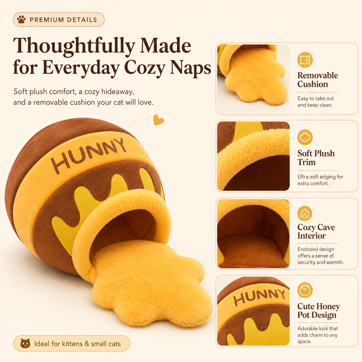 Honey Pot Cat Bed